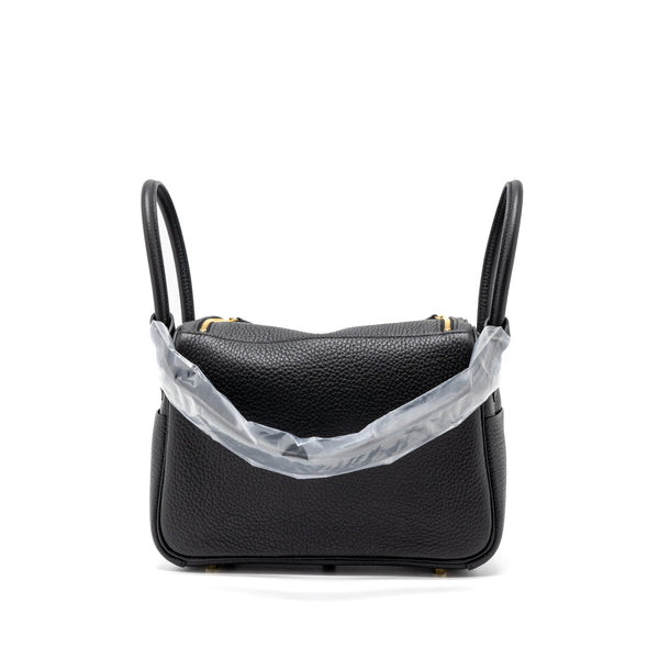 Hermes Lindy 26 Clemence Black GHW Stamp U