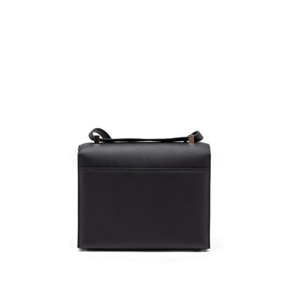 Hermes Verrou 21 Bag Epsom Black SHW Stamp C