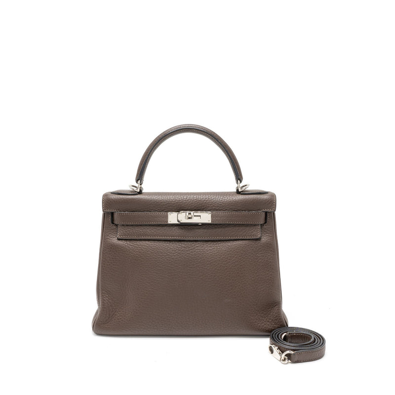 Hermes Kelly 28 Clemence Brown SHW Stamp Square L