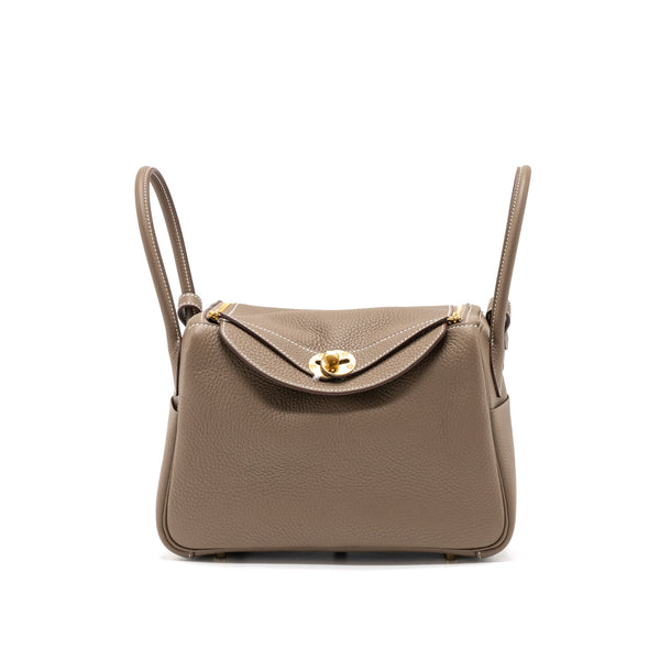 Hermes Lindy 26 Clemence Etoupe GHW Stamp U