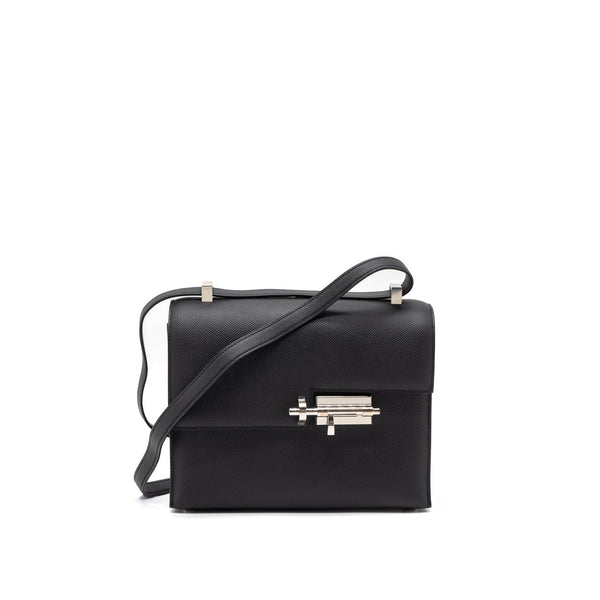Hermes Verrou 21 Bag Epsom Black SHW Stamp C