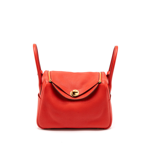 Hermes Lindy 26 Rouge Tomate GHW