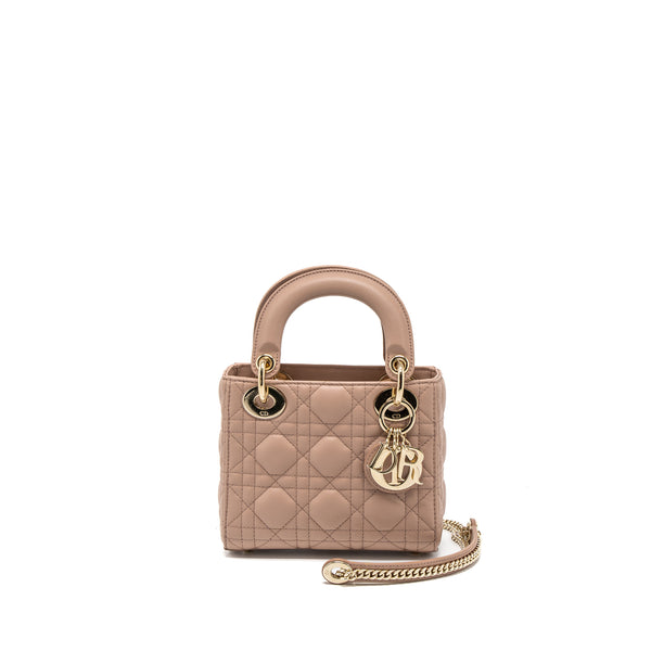 Mini lady dior beige shop