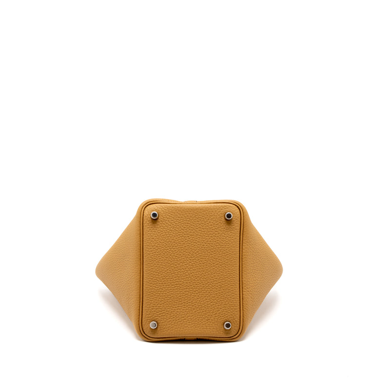 Hermes Picotin 18 Clemence Biscuit SHW Stamp U