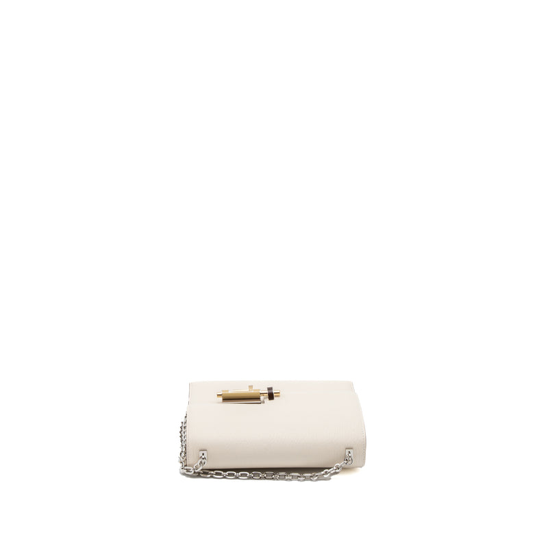 Hermes Mini Verrou Chevre Mysore Nata Havane/Chai/Etoupe Hardware Stamp U