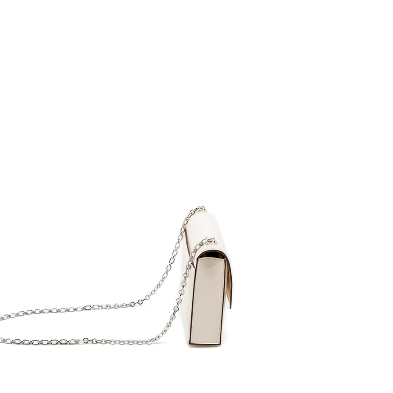 Hermes Mini Verrou Chevre Mysore Nata Havane/Chai/Etoupe Hardware Stamp U