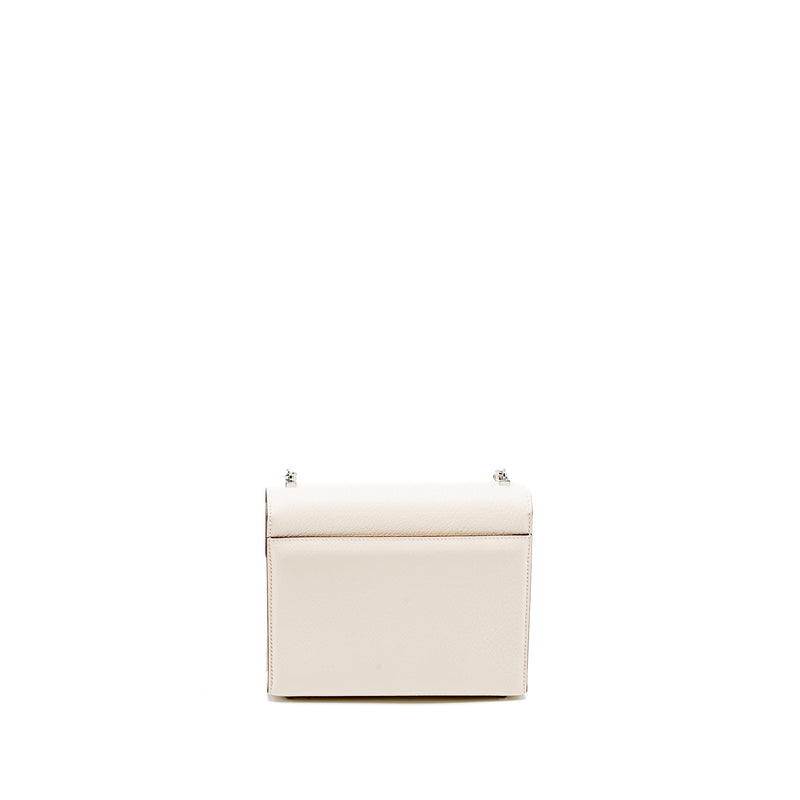 Hermes Mini Verrou Chevre Mysore Nata Havane/Chai/Etoupe Hardware Stamp U