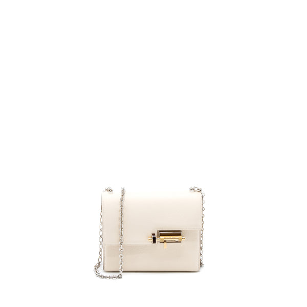 Hermes Mini Verrou Chevre Mysore Nata Havane/Chai/Etoupe Hardware Stamp U