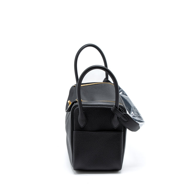 Hermes Lindy 26 Clemence Black GHW Stamp U