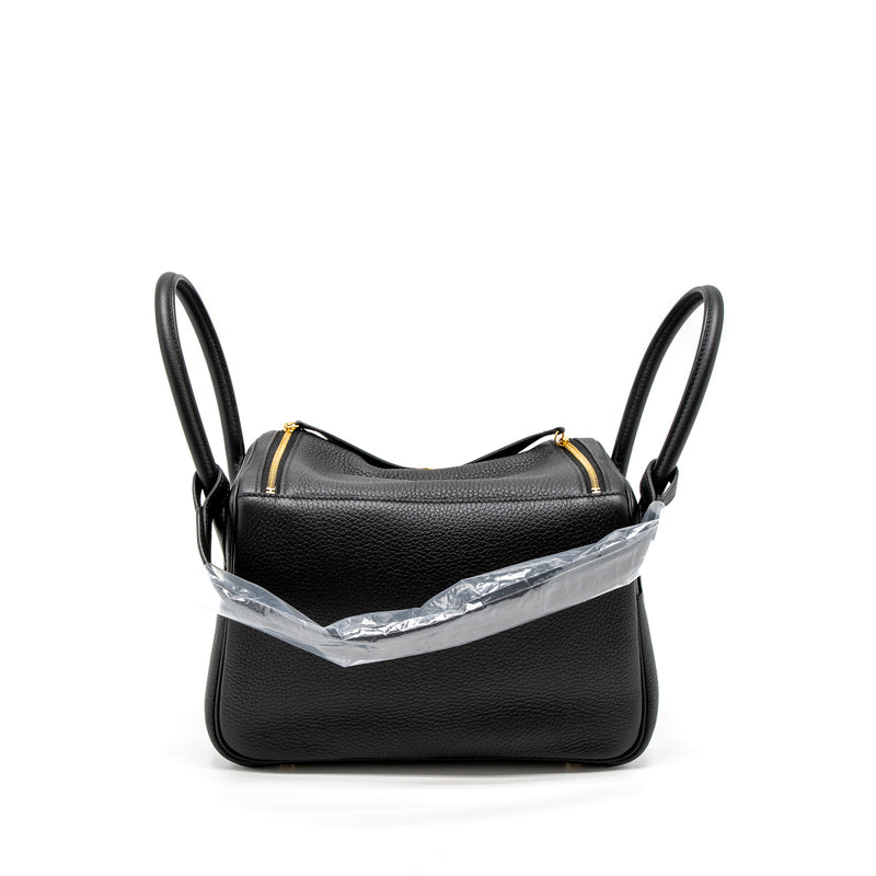 Hermes Lindy 26 Clemence Black GHW Stamp U