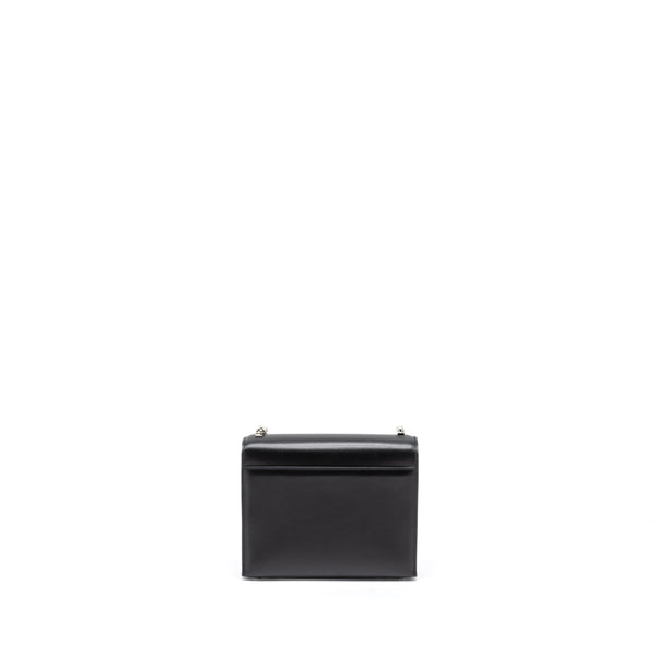 Hermes Mini Verrou Box Black SHW Stamp D