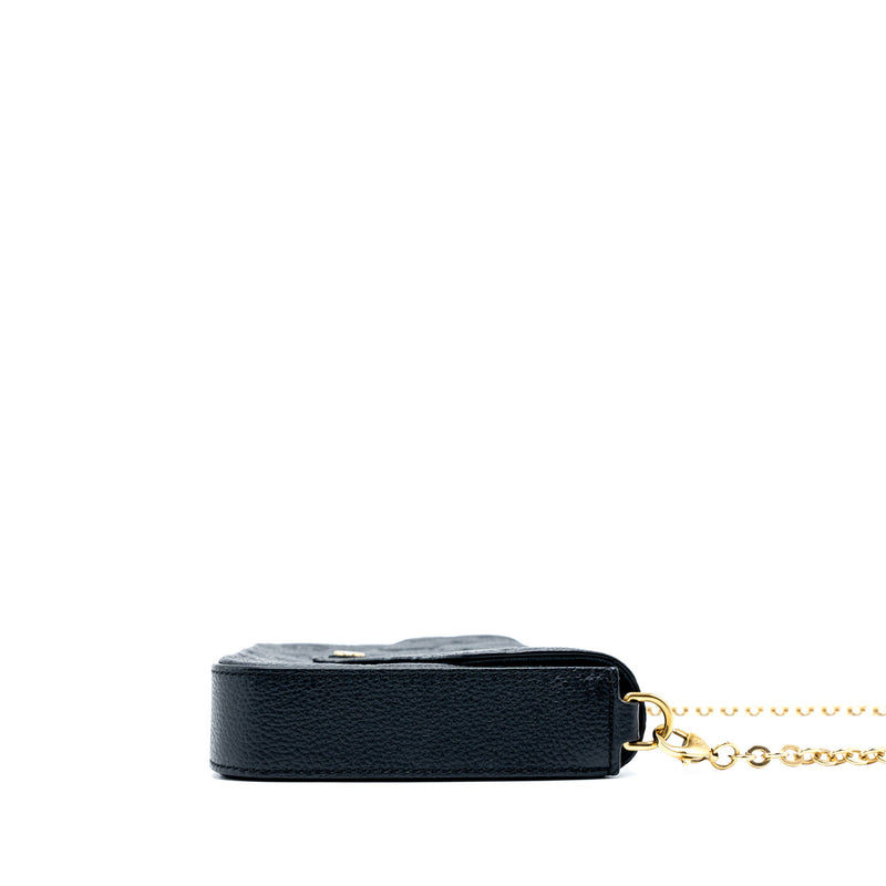 Louis Vuitton Felicie Pochette Monogram Empreinte Black GHW