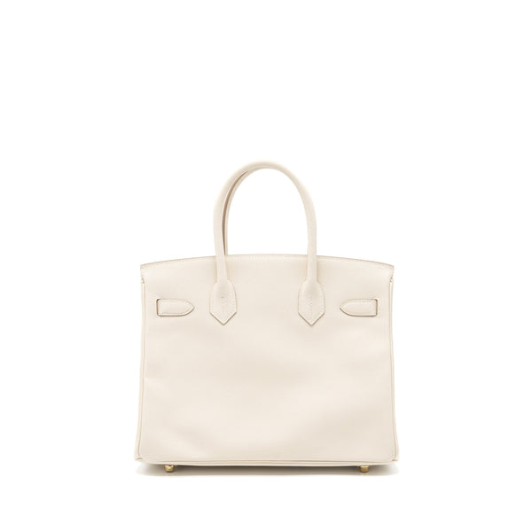 Hermes Birkin 30 Epsom Craie GHW Stamp A