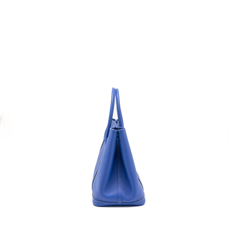 Hermes Garden Party 36 Negonda Blue Electric SHW Stamp C