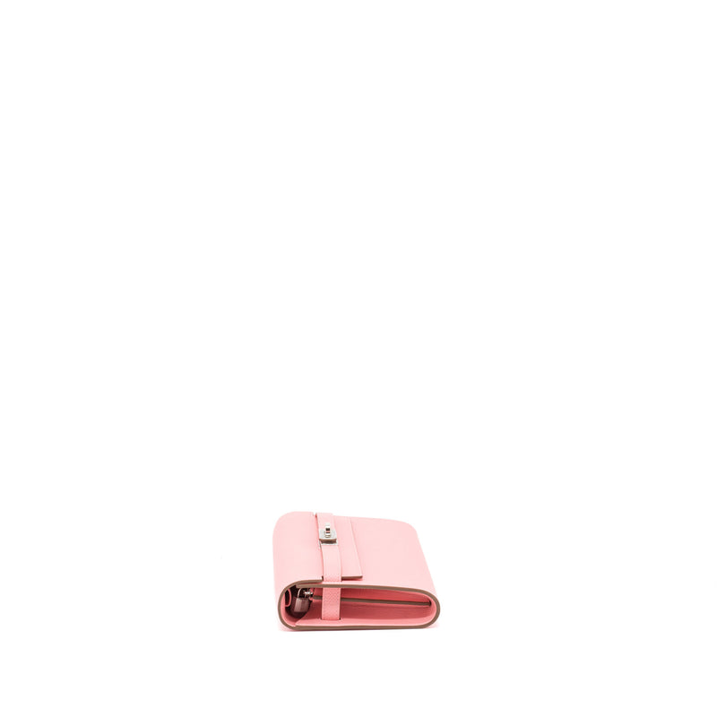Hermes Kelly To Go Epsom Rose Confetti SHW Stamp U
