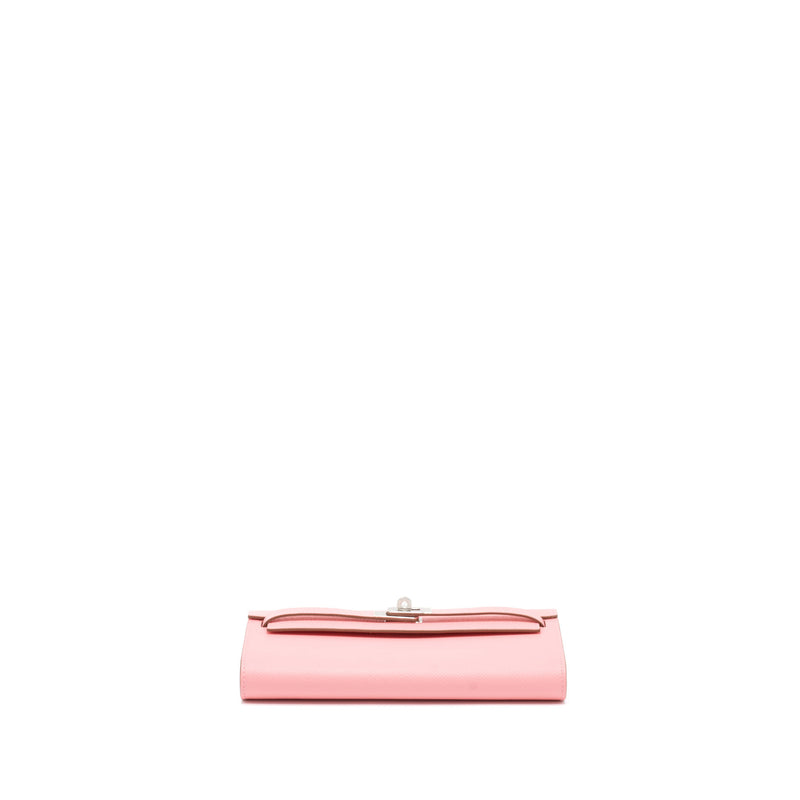Hermes Kelly To Go Epsom Rose Confetti SHW Stamp U