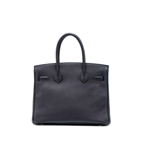 Hermes Birkin 30 Togo Black GHW Stamp D