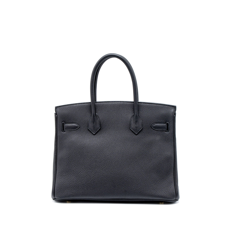 Hermes Birkin 30 Togo Black GHW Stamp D