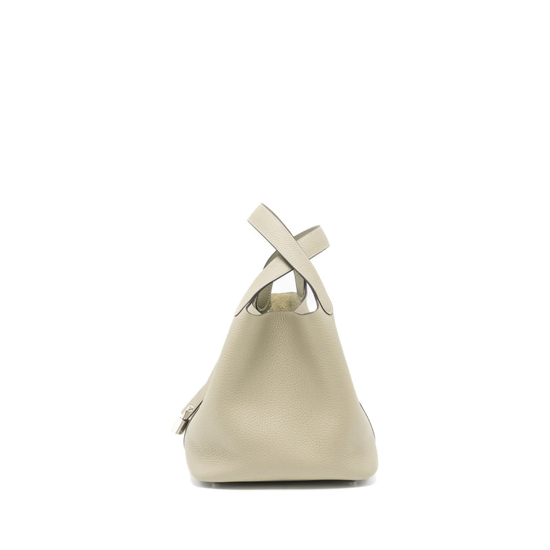 Hermes Picotin 22 Lock Bag Clemence Sauge SHW Stamp U