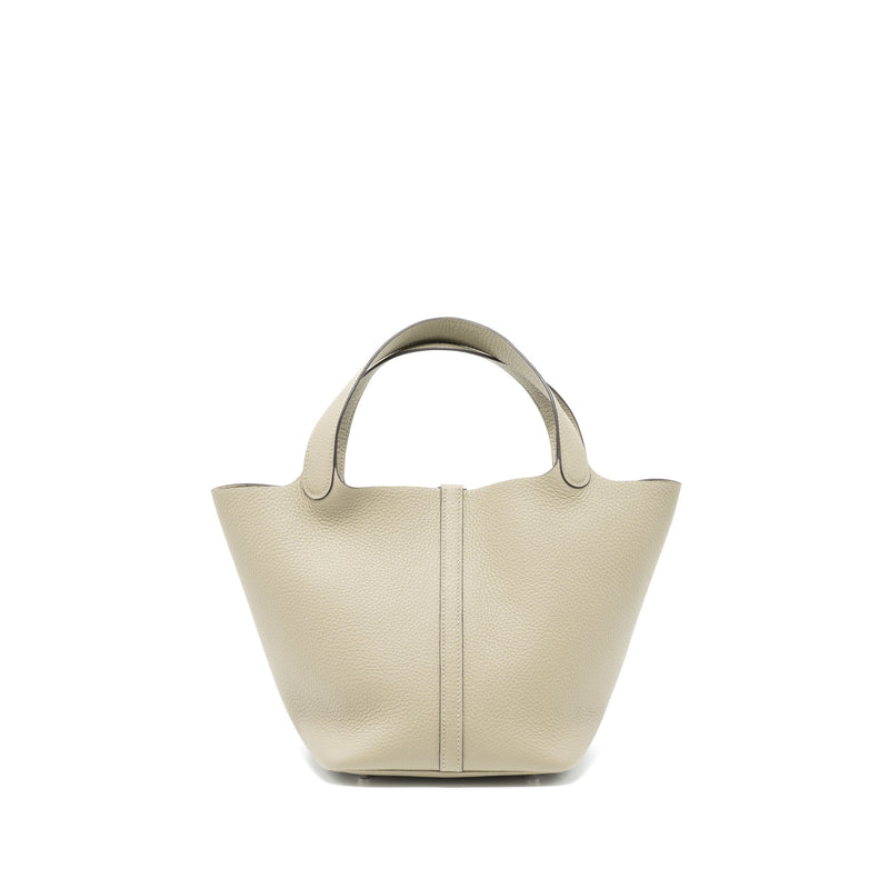 Hermes Picotin 22 Lock Bag Clemence Sauge SHW Stamp U