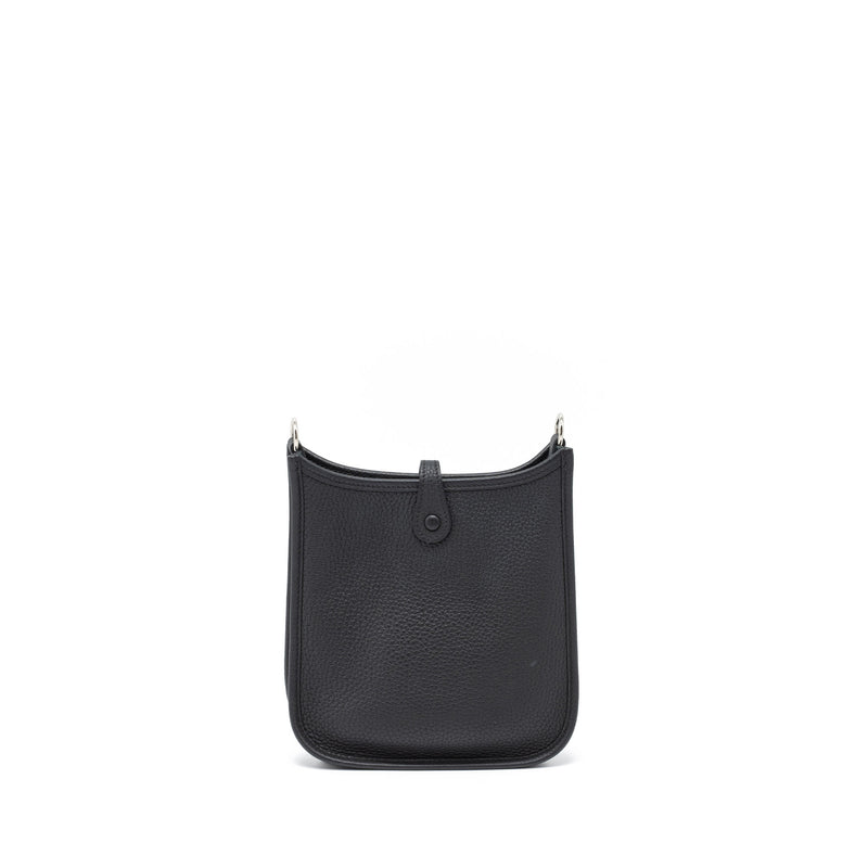 Hermes Mini Evelyn Clemence Black SHW Stamp Y