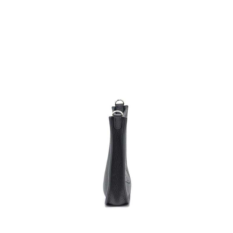 Hermes Mini Evelyn Clemence Black SHW Stamp Y
