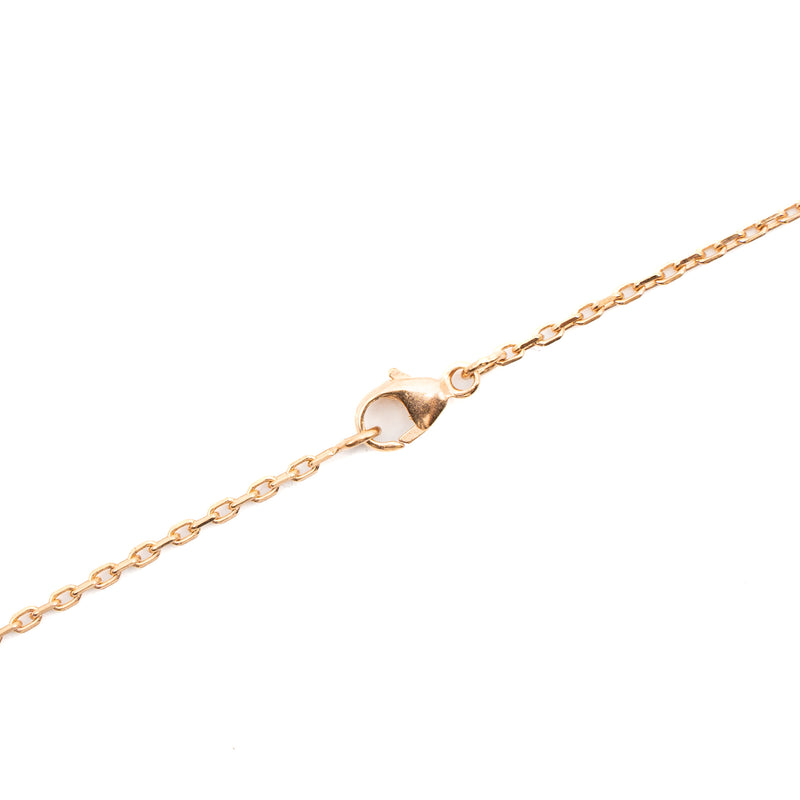 Hermes Mini Pop H Pendant White Rose Gold