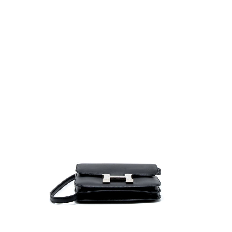 Hermes Mini Constance Swift Black SHW Stamp A