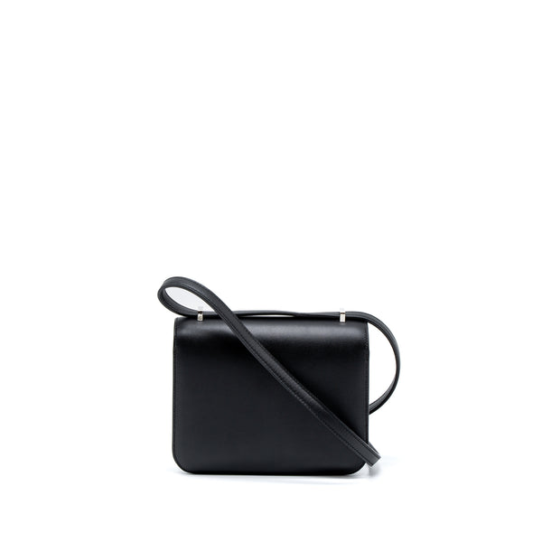 Hermes Mini Constance Swift Black SHW Stamp A