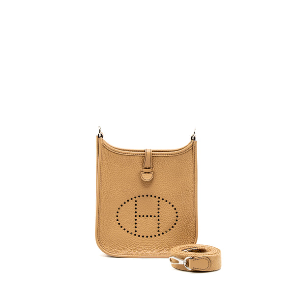 Hermes Mini Evelyne Clemence Chai SHW Stamp U