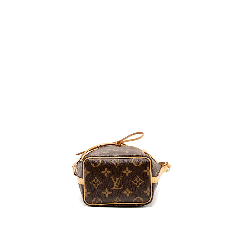 Louis Vuitton Nano Noe Monogram Canvas GHW (New Version)