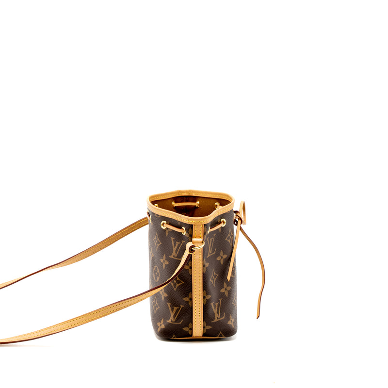 Louis Vuitton Nano Noe Monogram Canvas GHW (New Version)