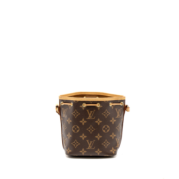 Louis Vuitton Nano Noe Monogram Canvas GHW (New Version)