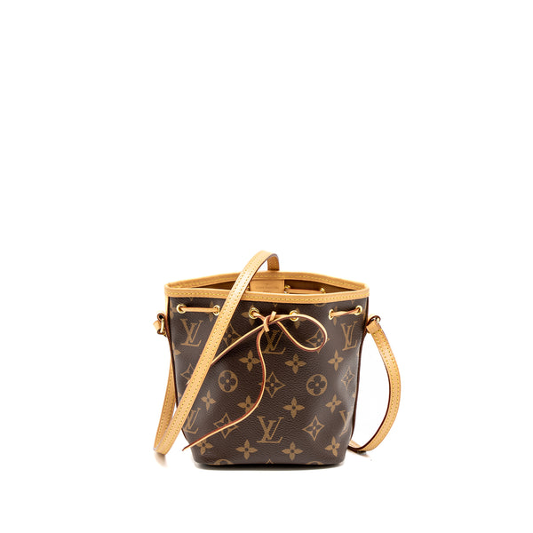 Louis Vuitton Nano Noe Monogram Canvas GHW (New Version)