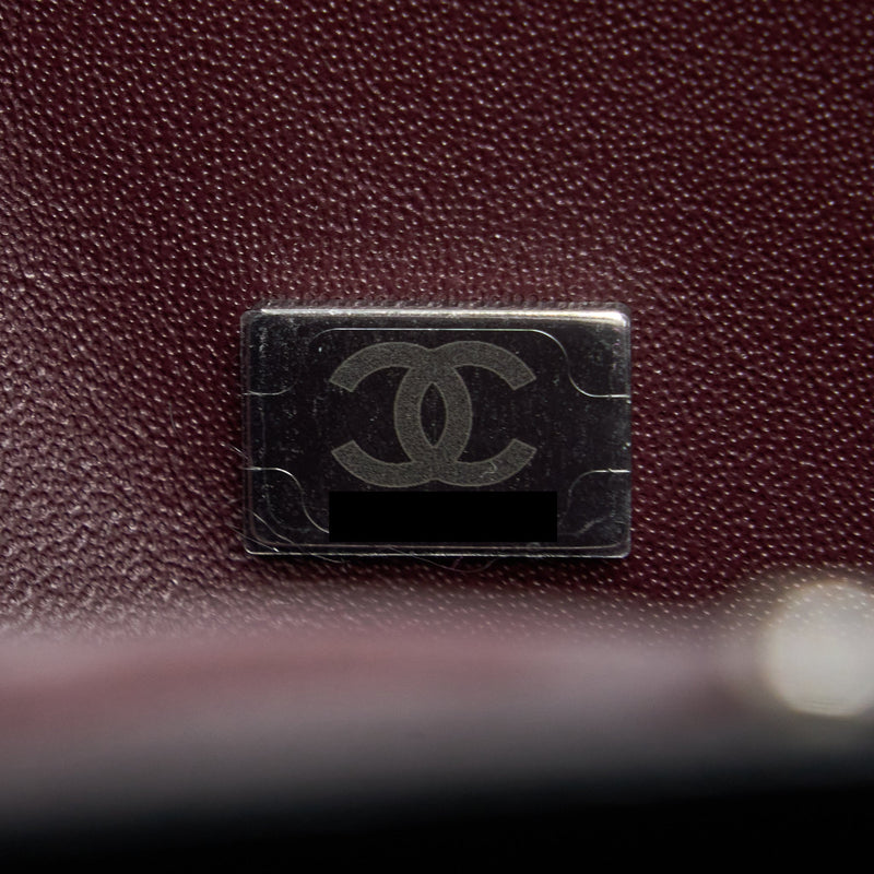 Chanel Small Classic Flap Bag Caviar Black SHW(Microchip)