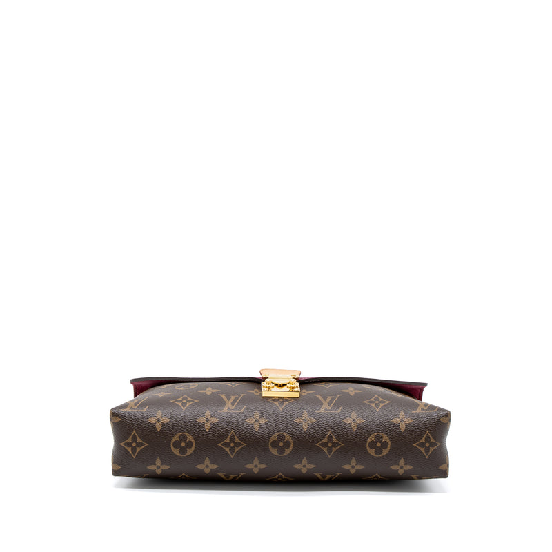 Louis Vuitton Pallas Chain Aurore Monogram Canvas Shoulder Bag
