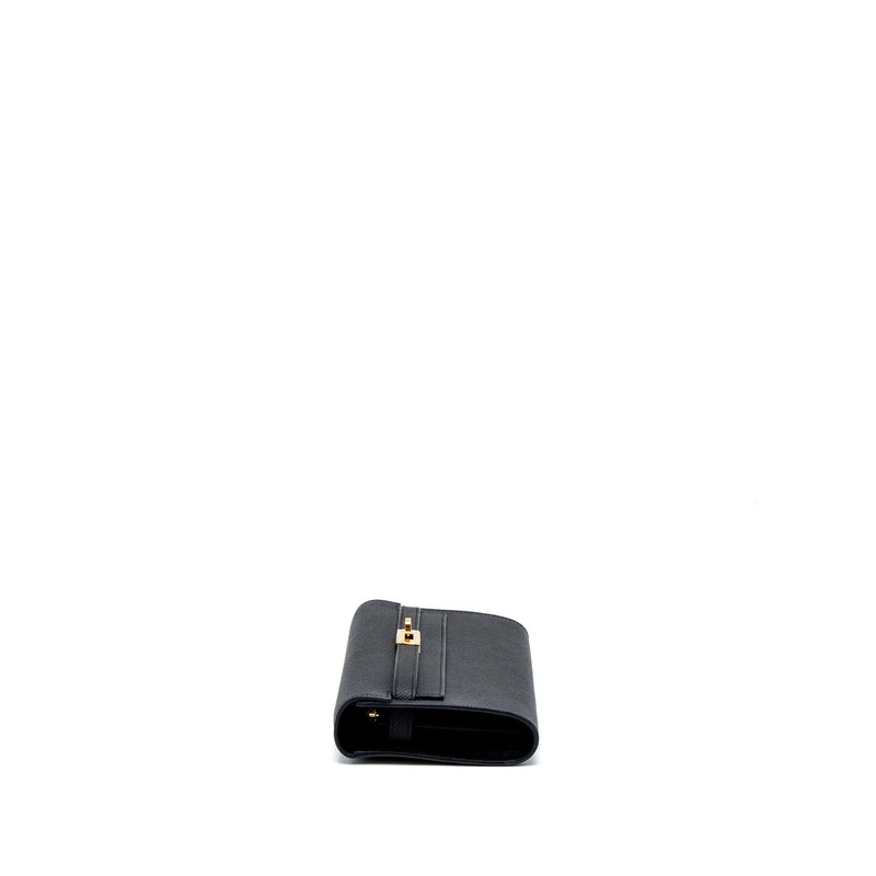 Hermes Classic Kelly to Go Epsom Black GHW Stamp U