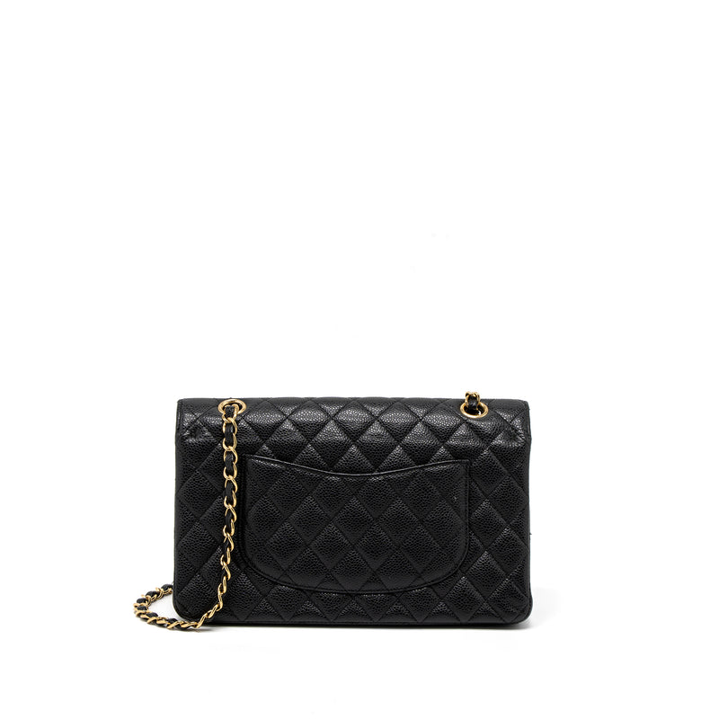 Chanel Medium Classic Double Flap Bag Caviar Black GHW
