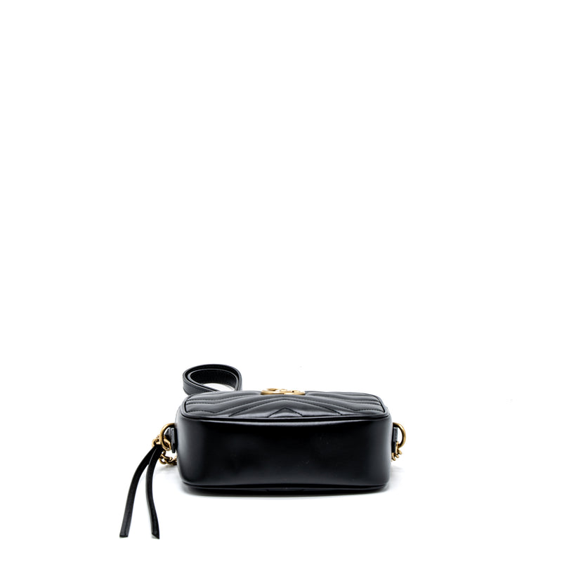 Gucci GG Marmont Matelasse Mini Bag Calfskin Black GHW