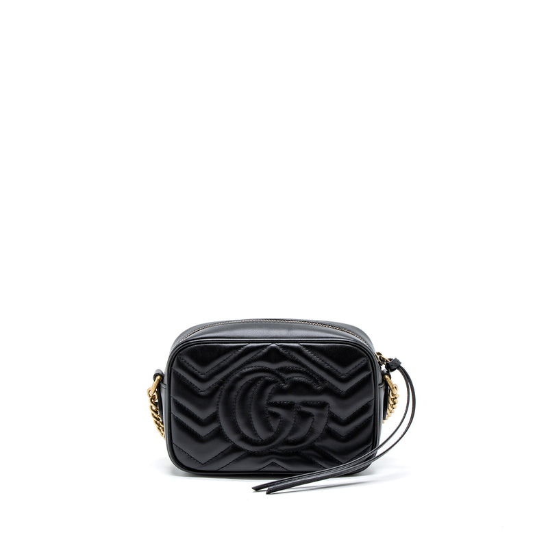 Gucci GG Marmont Matelasse Mini Bag Calfskin Black GHW