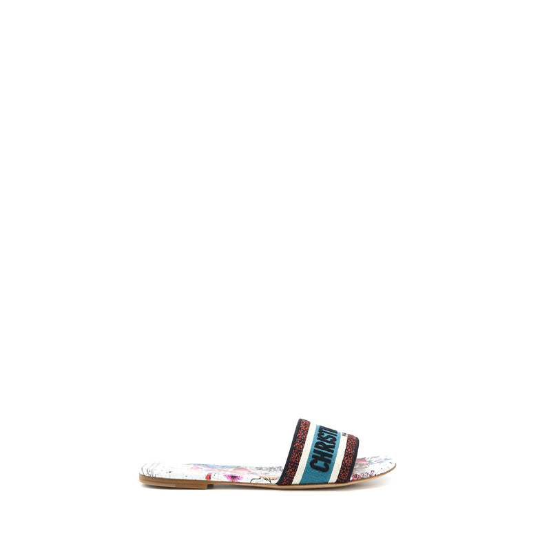 Dior Size 39 Dway Slide Multicolour