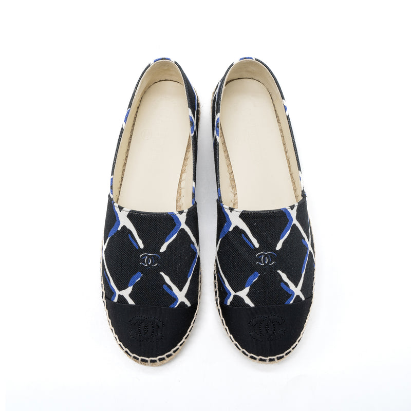 Chanel Size 36 Espadrilles Canvas Multicolour