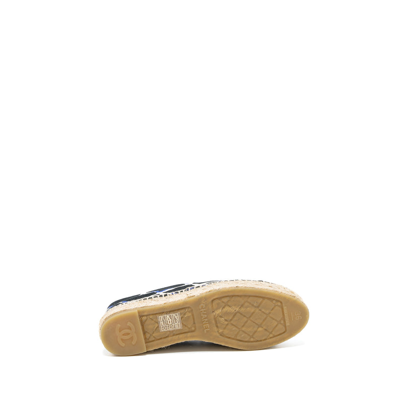 Chanel Size 36 Espadrilles Canvas Multicolour