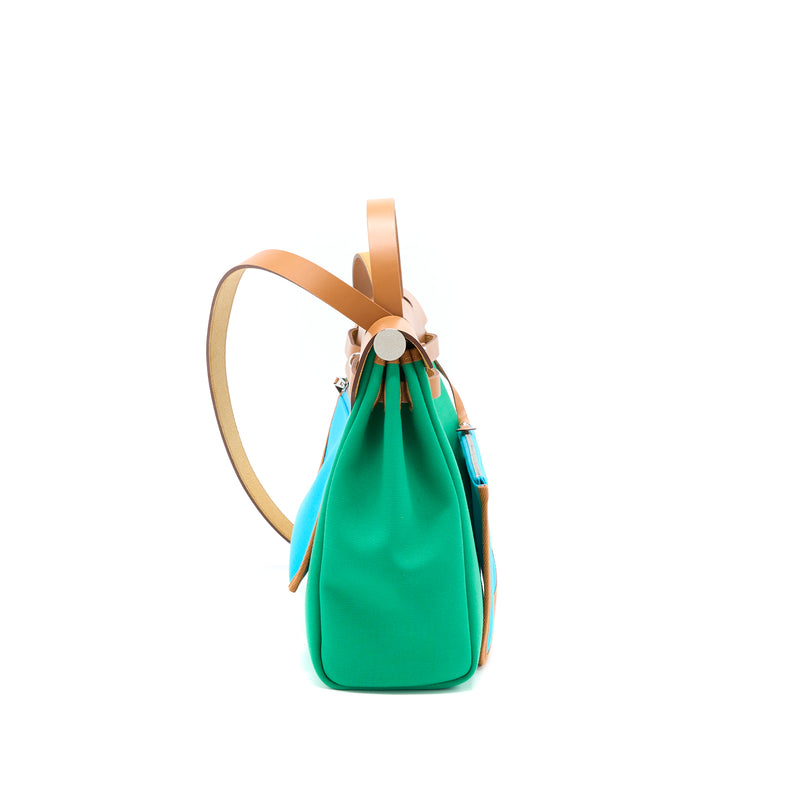 Hermès Herbag Zip 31 Bag Bleu Aztèque/Menthe/Nature GHW – The Luxury Shopper