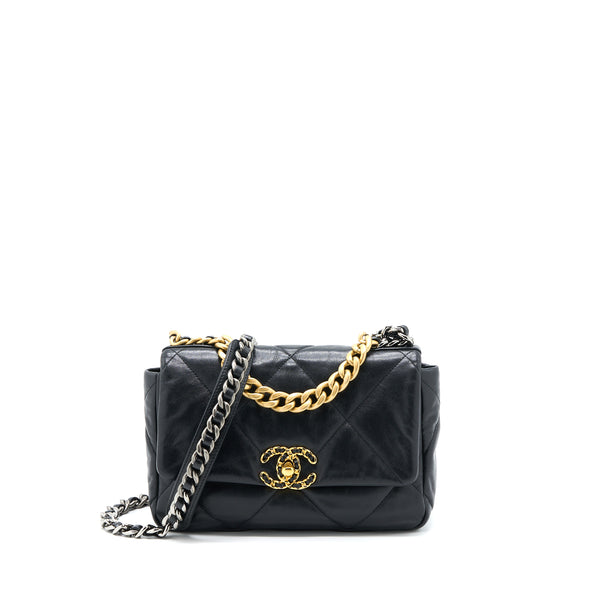 Chanel Small 19 Bag Goatskin Black GHW