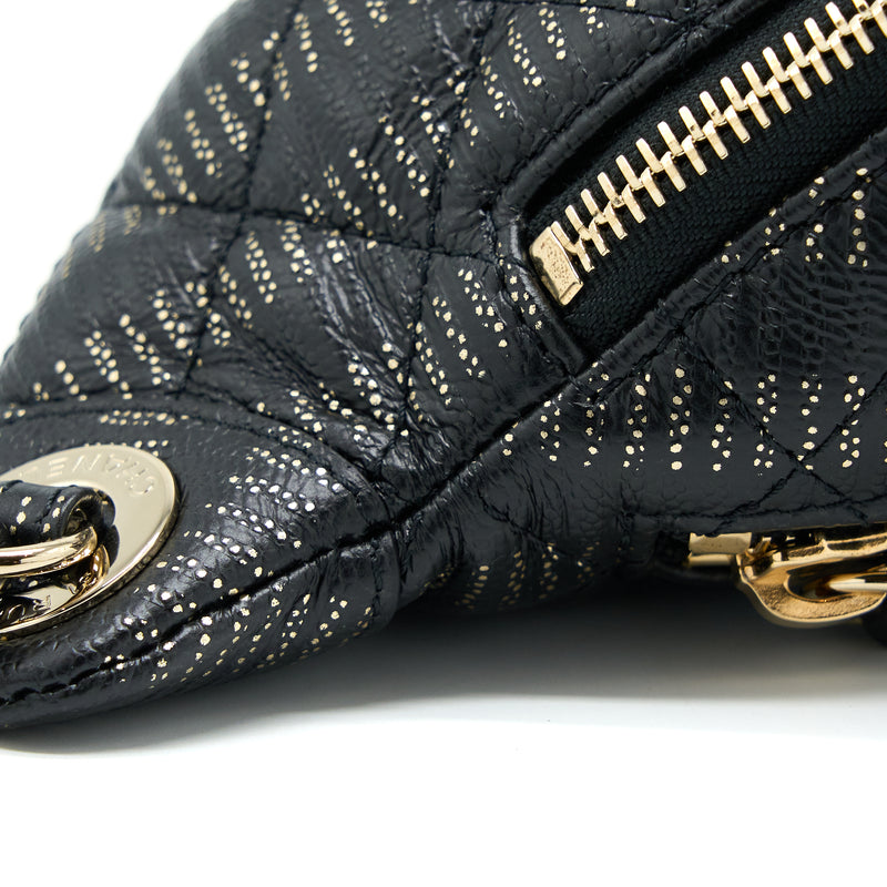 Chanel Seasonal Waist Bag Calfskin Black/Gold GHW