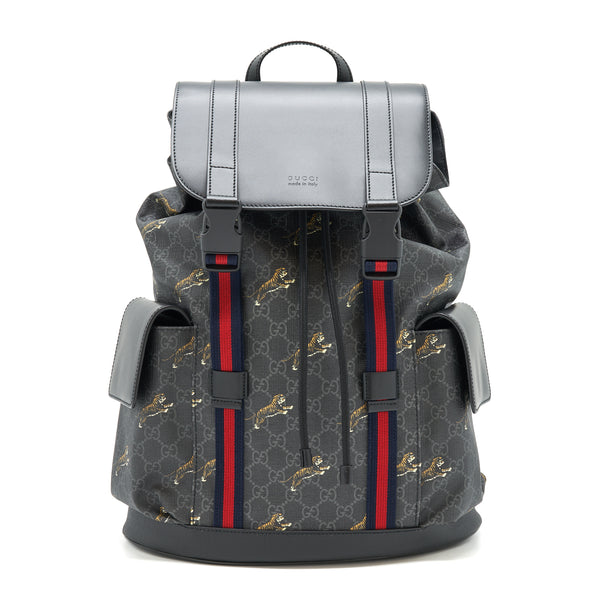 Gucci Men Black Backpack