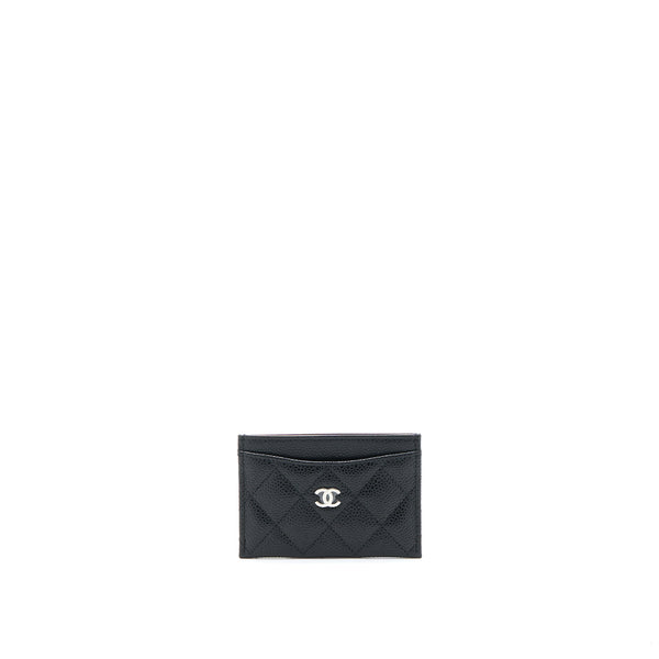 Chanel Classic Card Holder Caviar Black SHW (Microchip)