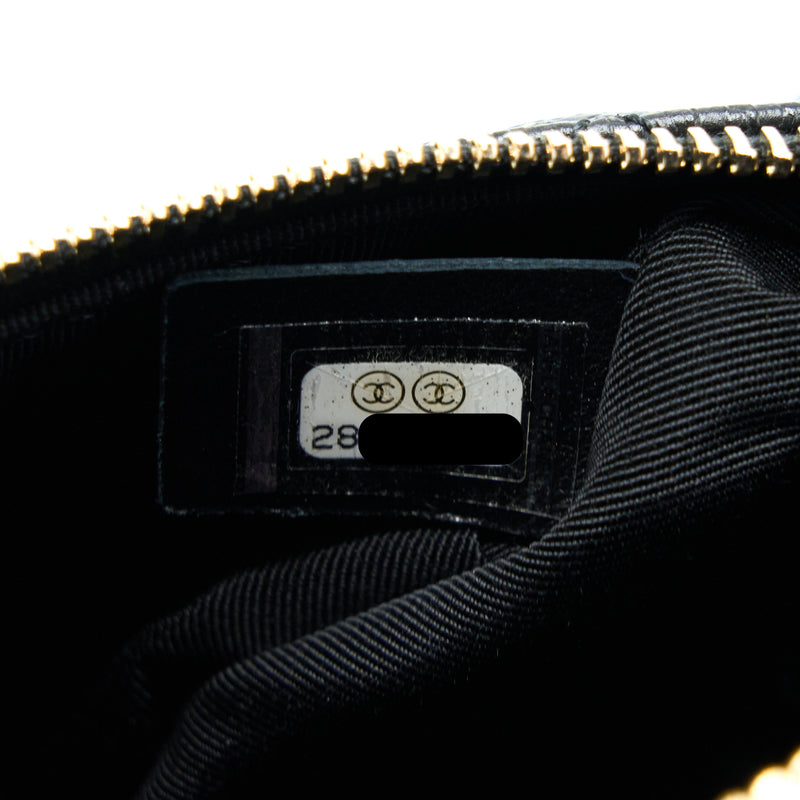 Chanel Seasonal Waist Bag Calfskin Black/Gold GHW