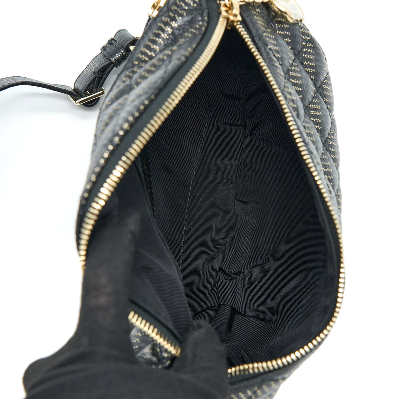 Chanel Seasonal Waist Bag Calfskin Black/Gold GHW